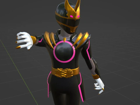 GozyuUnicorn - No1 Sentai Gozyuger 3D Model
