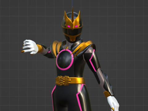GozyuUnicorn - No1 Sentai Gozyuger Model 3D