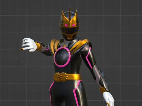 GozyuUnicorn - No1 Sentai Gozyuger 3D Model