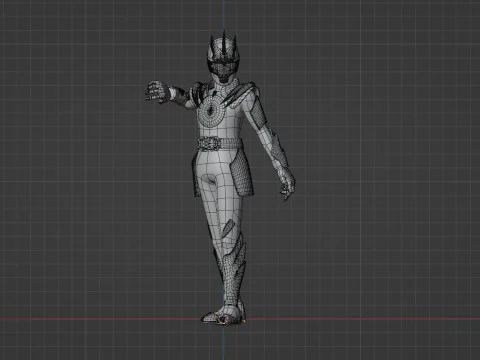 GozyuUnicorn - No1 Sentai Gozyuger 3D Model