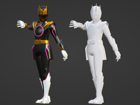 GozyuUnicorn - No1 Sentai Gozyuger Model 3D