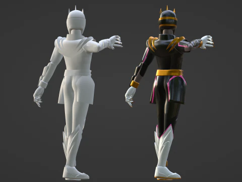 GozyuUnicorn - No1 Sentai Gozyuger 3D Model