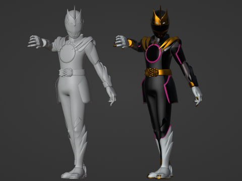 GozyuUnicorn - No1 Sentai Gozyuger Model 3D