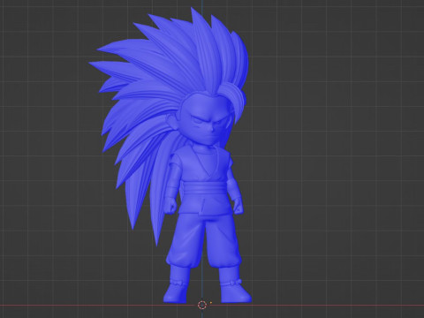 Goku Super Saiyan 3 - Dragonball Daima Modèle 3D
