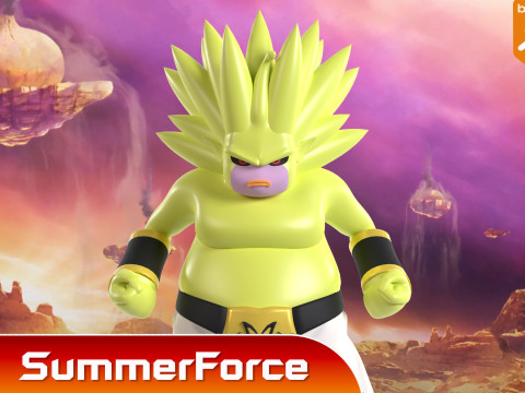 Super Majin Duu - Dragonball Daima Model 3D