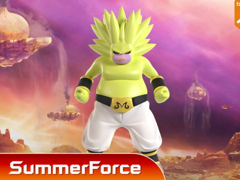 Super Majin Duu - Dragonball Daima Model 3D