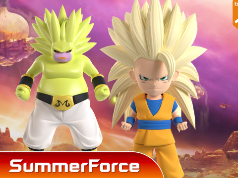 Super Majin Duu - Dragonball Daima Model 3D