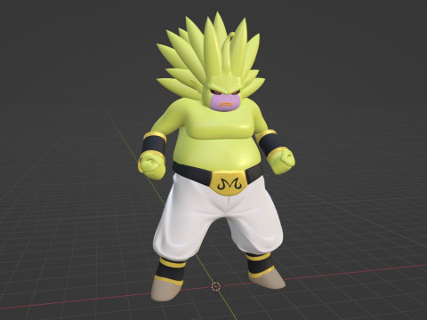Super Majin Duu - Dragonball Daima Model 3D