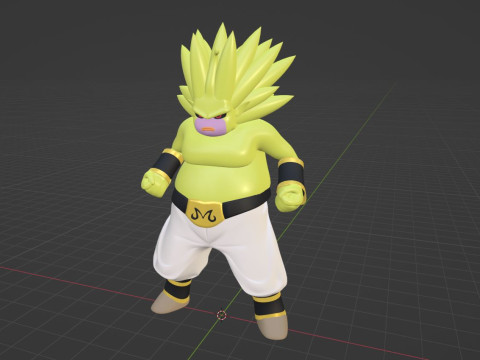 Super Majin Duu - Dragonball Daima Model 3D