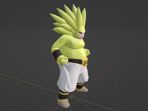 Super Majin Duu - Dragonball Daima Model 3D