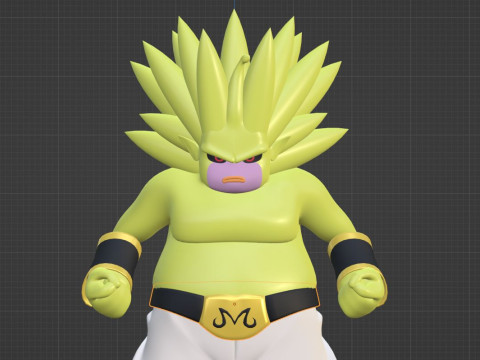 Super Majin Duu - Dragonball Daima Model 3D