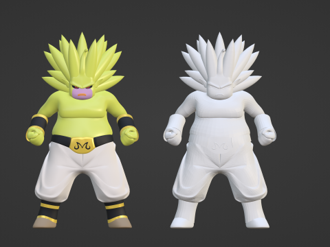Super Majin Duu - Dragonball Daima Model 3D
