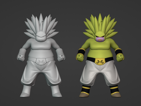 Super Majin Duu - Dragonball Daima Model 3D