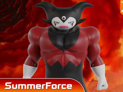 Supreme Demon King Gomah - Dragonball Daima 3D Model