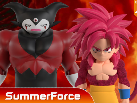 Supreme Demon King Gomah - Dragonball Daima 3D Model