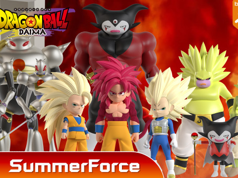 Supreme Demon King Gomah - Dragonball Daima 3D Model