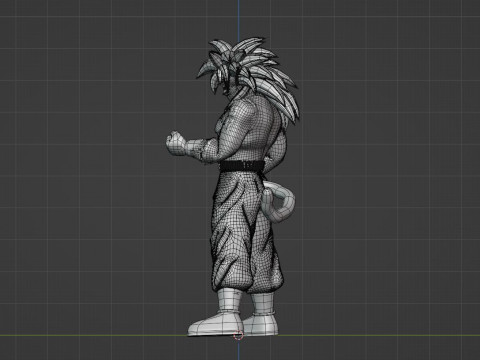 Goku Super Saiyan 4 - Dragonball Daima Model 3D