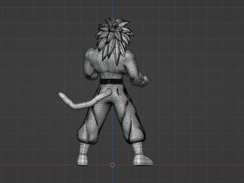 Goku Super Saiyan 4 - Dragonball Daima Model 3D