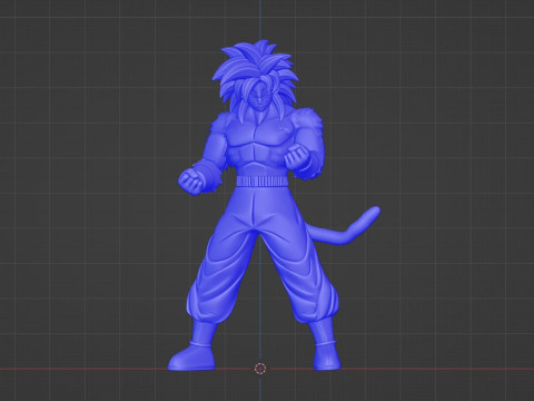 Goku Super Saiyan 4 - Dragonball Daima Model 3D