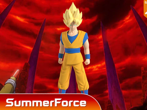 Goku Super Saiyan - Dragonball Daima 3D Model