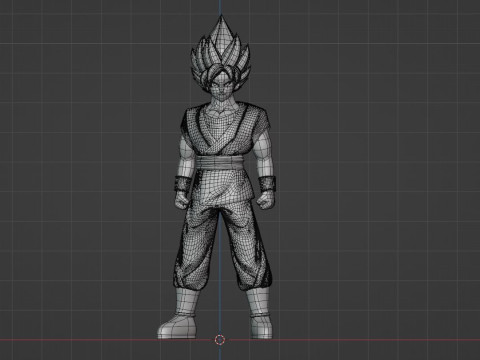 Goku Super Saiyan - Dragonball Daima 3D-Modell