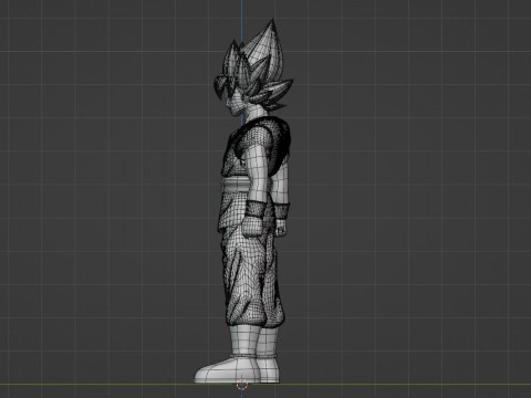 Goku Super Saiyan - Dragonball Daima 3D-Modell