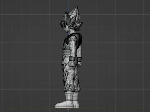 Goku Super Saiyan - Dragonball Daima 3D Model