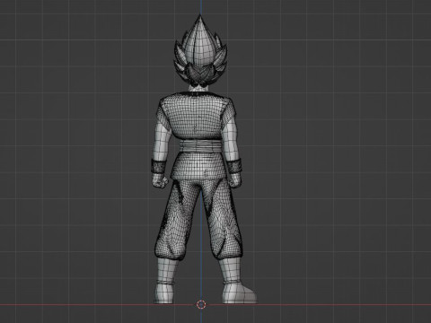 Goku Super Saiyan - Dragonball Daima 3D-Modell