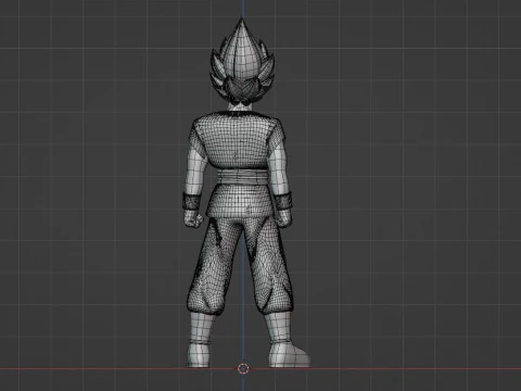 Goku Super Saiyan - Dragonball Daima 3D Model