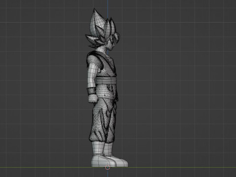 Goku Super Saiyan - Dragonball Daima 3D-Modell