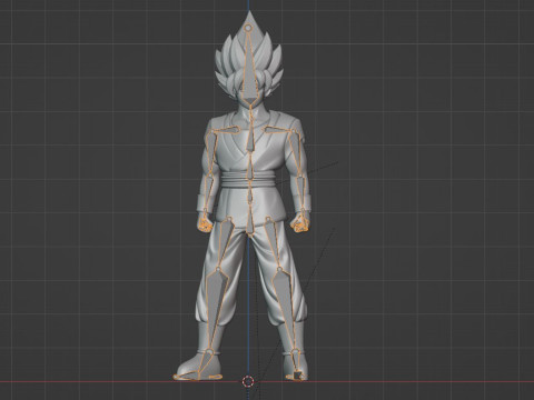 Goku Super Saiyan - Dragonball Daima 3D-Modell