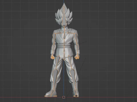 Goku Super Saiyan - Dragonball Daima 3D Model