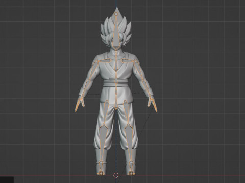 Goku Super Saiyan - Dragonball Daima 3D-Modell