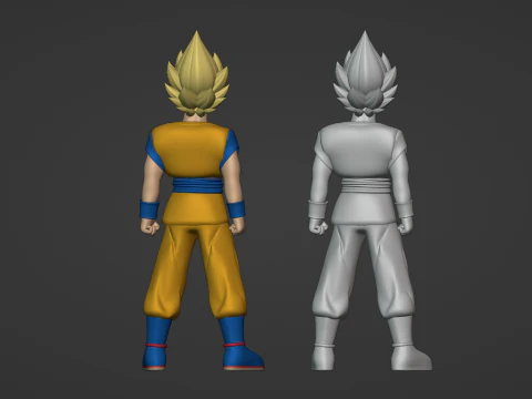 Goku Super Saiyan - Dragonball Daima 3D Model