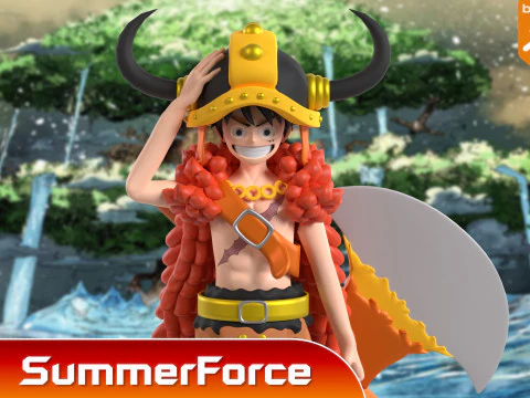 Luffy Elbaph - One Piece 3D Model