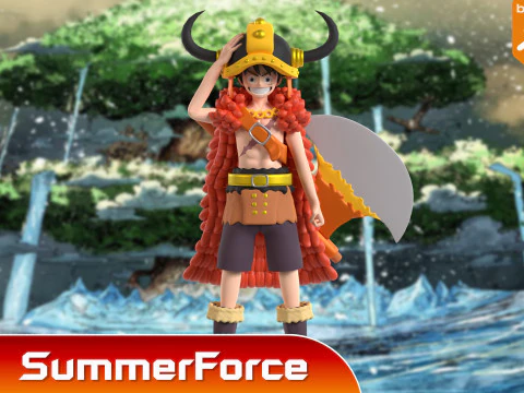 Luffy Elbaph - One Piece 3D Model