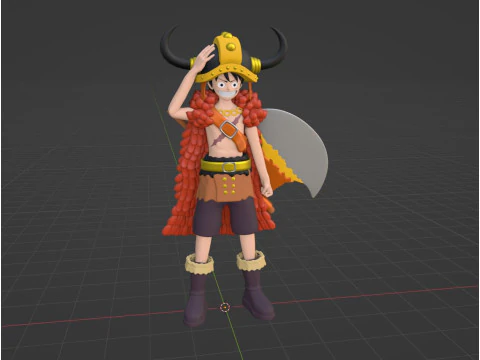 Luffy Elbaph - One Piece 3D Model