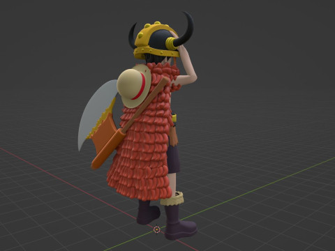 Luffy Elbaph - One Piece Model 3D