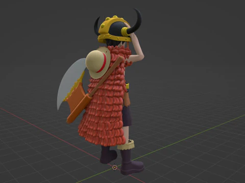 Luffy Elbaph - One Piece 3D Model