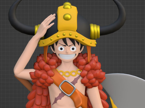 Luffy Elbaph - One Piece Model 3D