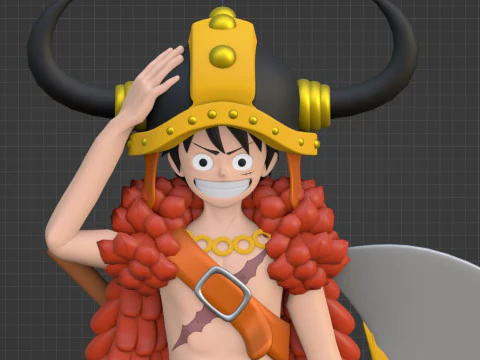 Luffy Elbaph - One Piece 3D Model