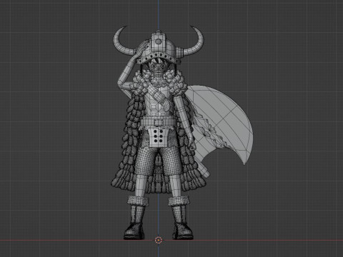 Luffy Elbaph - One Piece Model 3D
