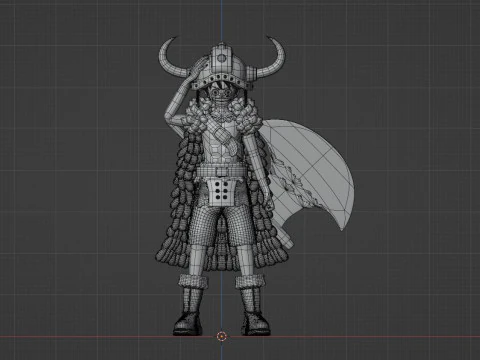 Luffy Elbaph - One Piece 3D Model