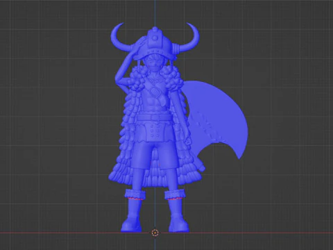 Luffy Elbaph - One Piece 3D Model