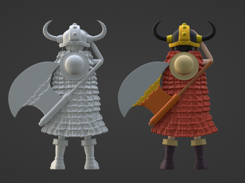 Luffy Elbaph - One Piece Model 3D