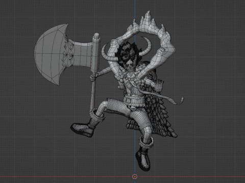 Luffy Gear 5 Elbaph - One Piece Model 3D