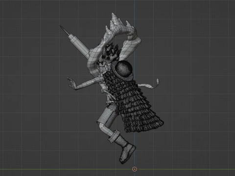 Luffy Gear 5 Elbaph - One Piece 3D Model