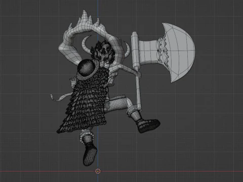Luffy Gear 5 Elbaph - One Piece 3D Model