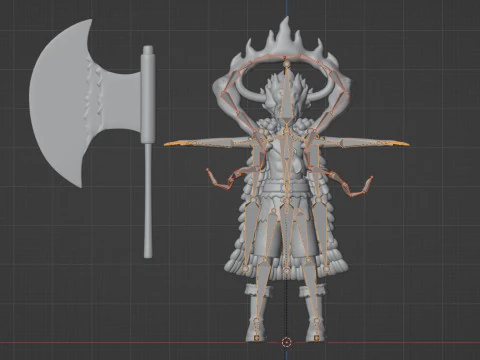 Luffy Gear 5 Elbaph - One Piece 3D Model