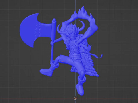 Luffy Gear 5 Elbaph - One Piece 3D Model
